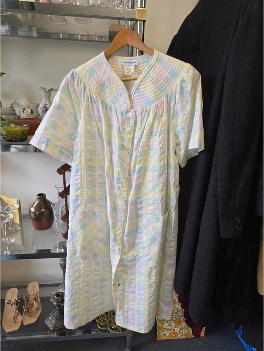 80s Rainbow Housecoat Nightgown perfect for Golden Girls Costume
